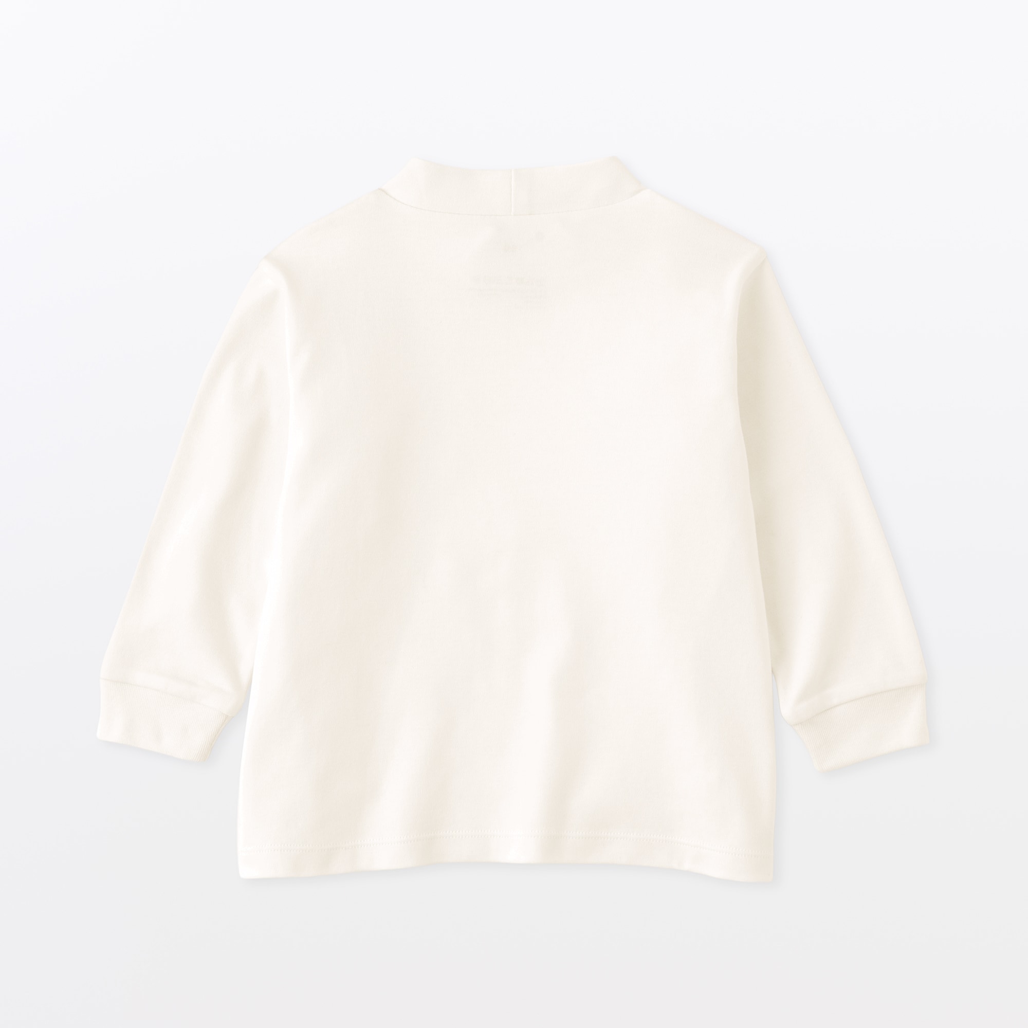 ベビー　両面起毛ハイネック長袖Ｔシャツ