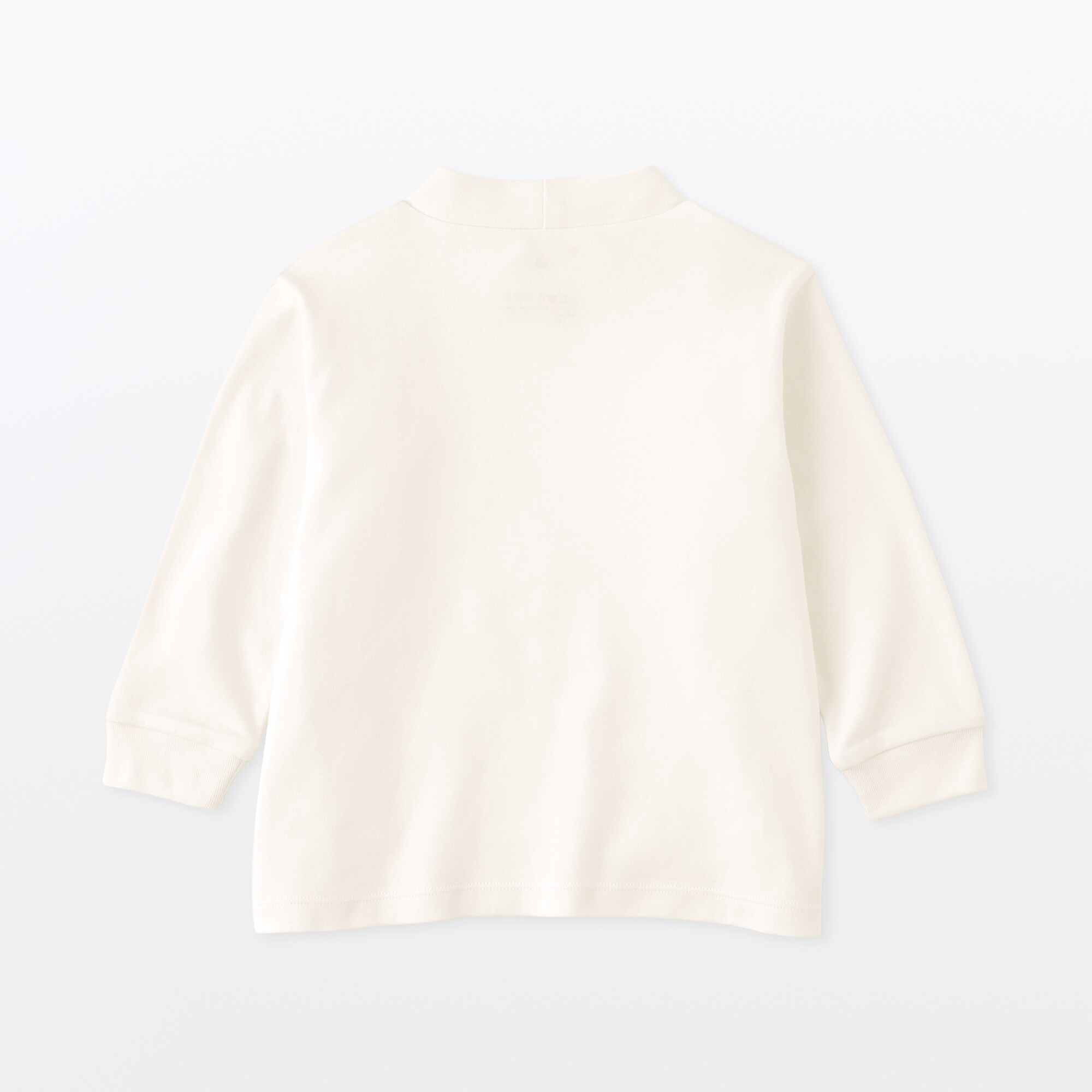 ベビー　両面起毛ハイネック長袖Ｔシャツ