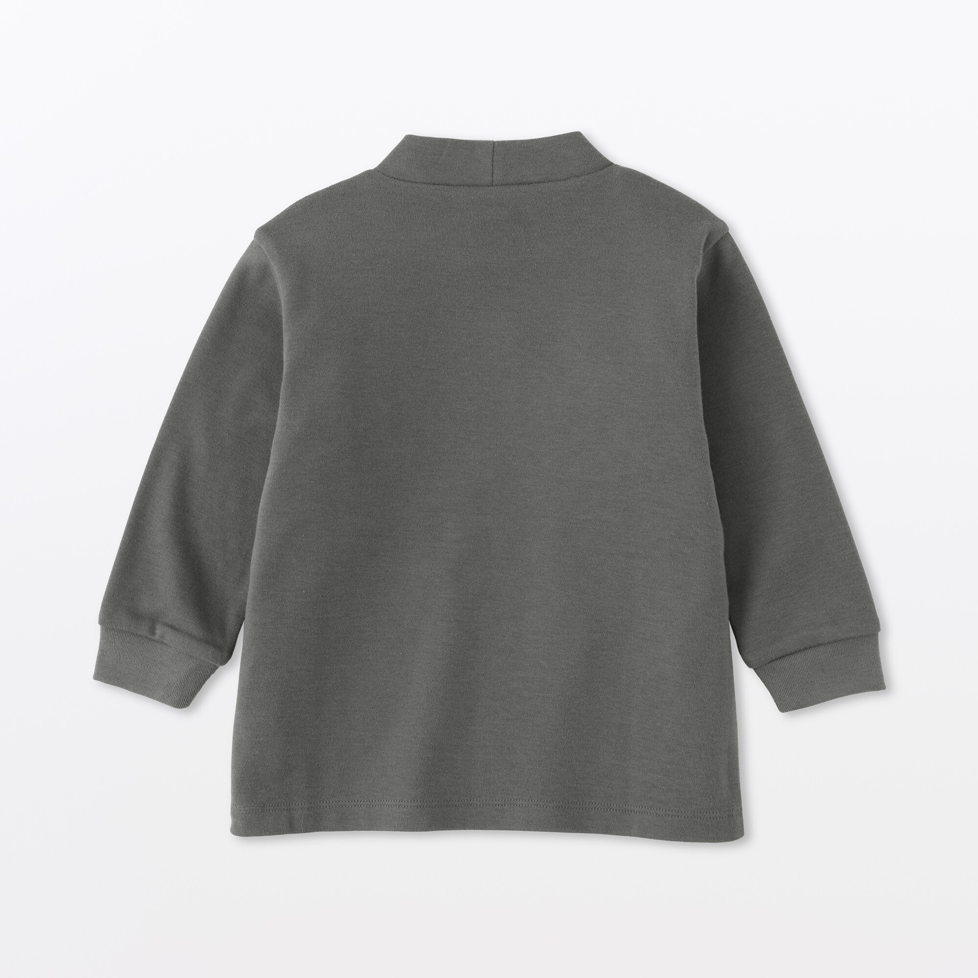 ベビー　両面起毛ハイネック長袖Ｔシャツ