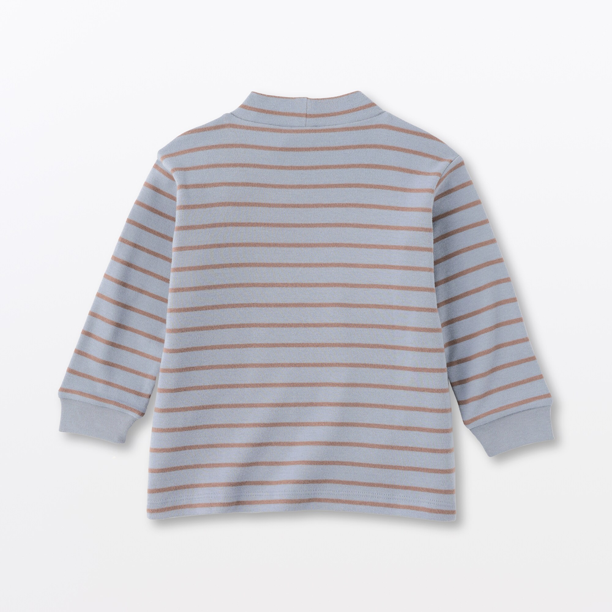 ベビー　両面起毛ハイネック長袖Ｔシャツ