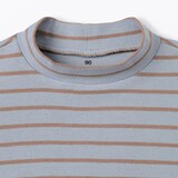 ベビー　両面起毛ハイネック長袖Ｔシャツ