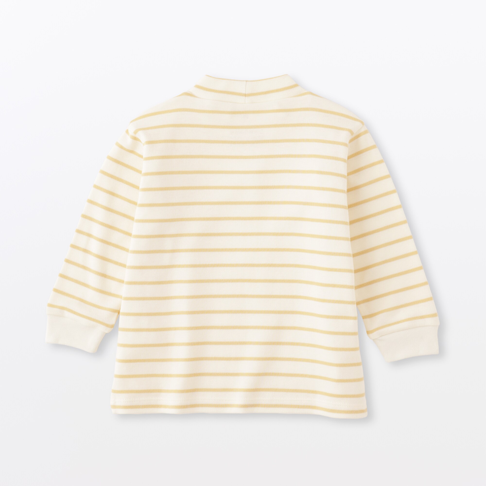 ベビー　両面起毛ハイネック長袖Ｔシャツ
