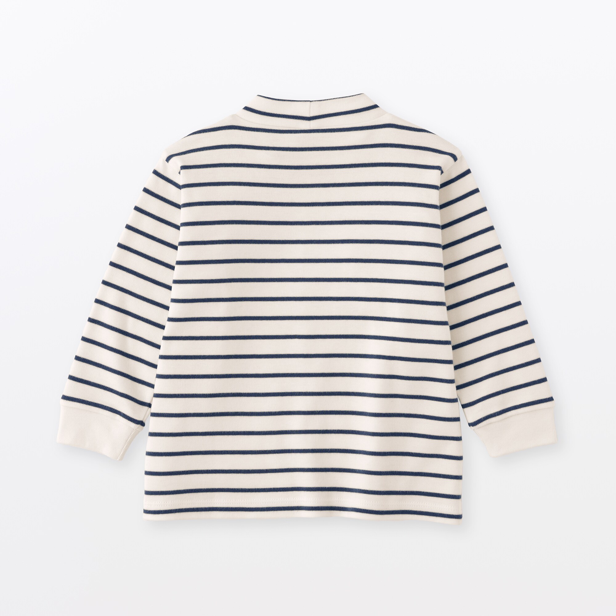 ベビー　両面起毛ハイネック長袖Ｔシャツ