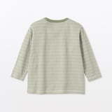 ベビー　あたまするっと接結編みクルーネック長袖Ｔシャツ