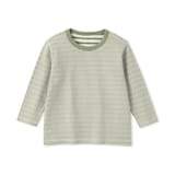ベビー　あたまするっと接結編みクルーネック長袖Ｔシャツ