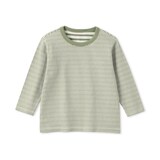 ベビー　あたまするっと接結編みクルーネック長袖Ｔシャツ