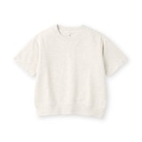 ベビー　あたまするっと　ライトスウェット五分袖Ｔシャツ