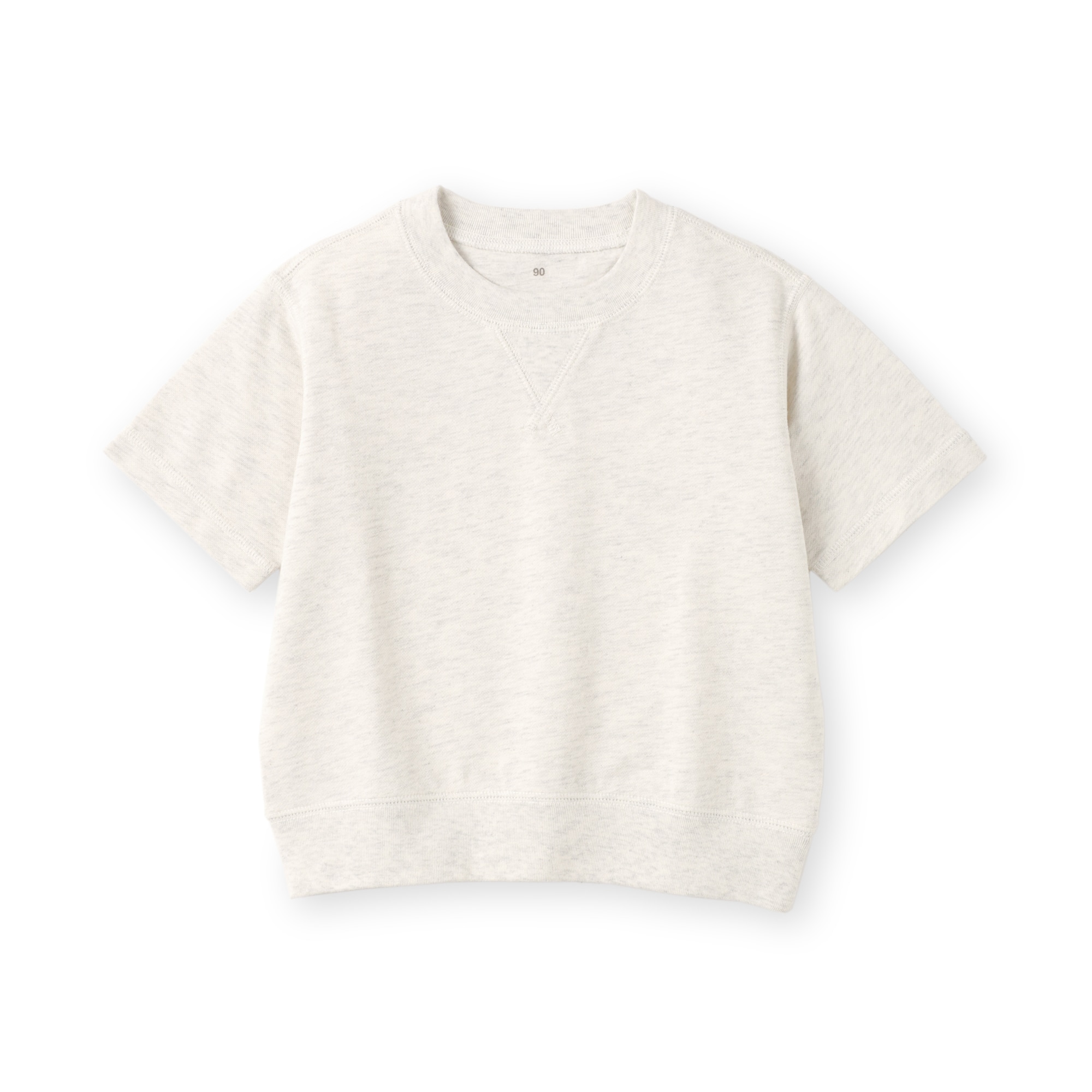 ベビー　あたまするっと　ライトスウェット五分袖Ｔシャツ