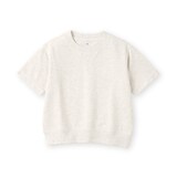 ベビー　あたまするっと　ライトスウェット五分袖Ｔシャツ