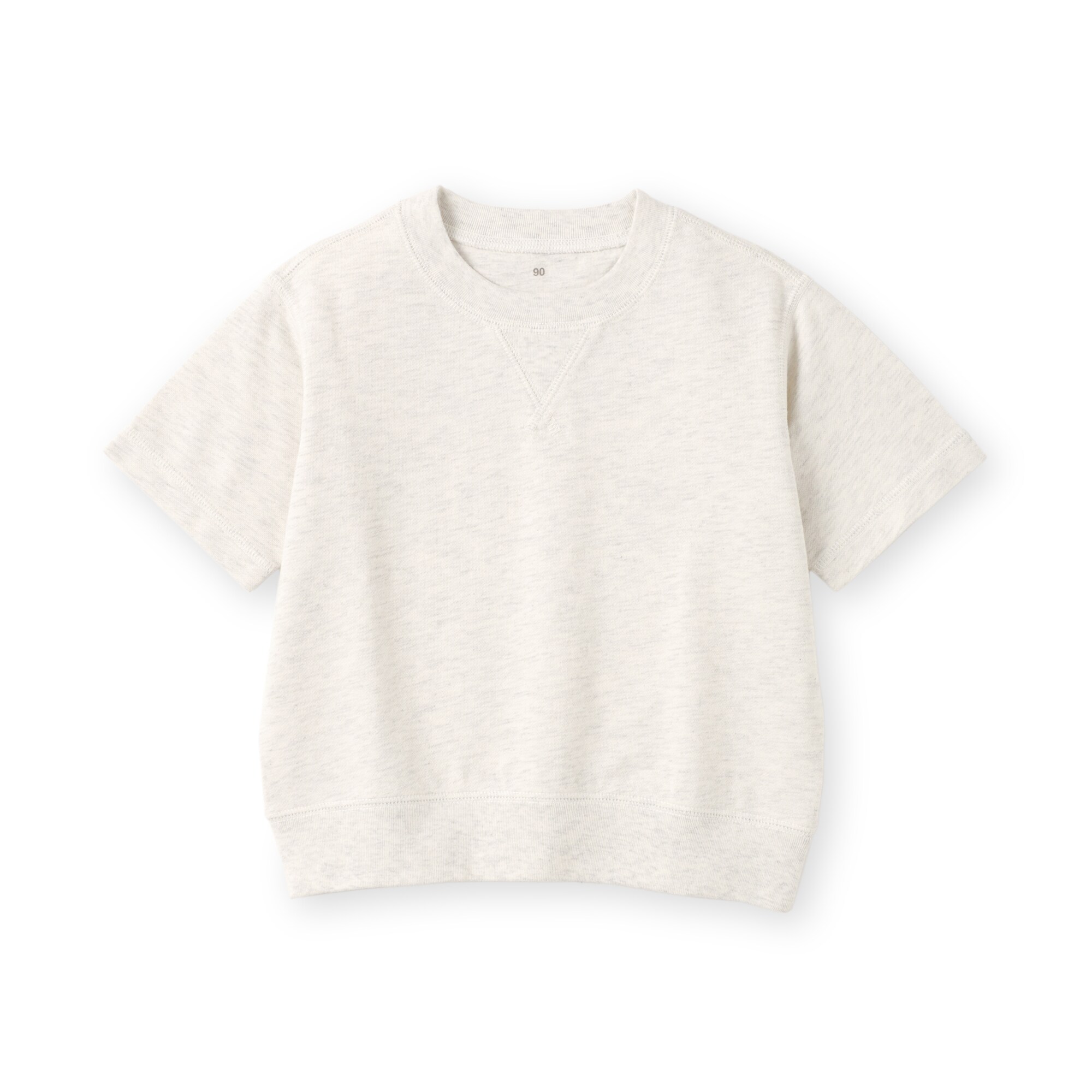 ベビー　あたまするっと　ライトスウェット五分袖Ｔシャツ