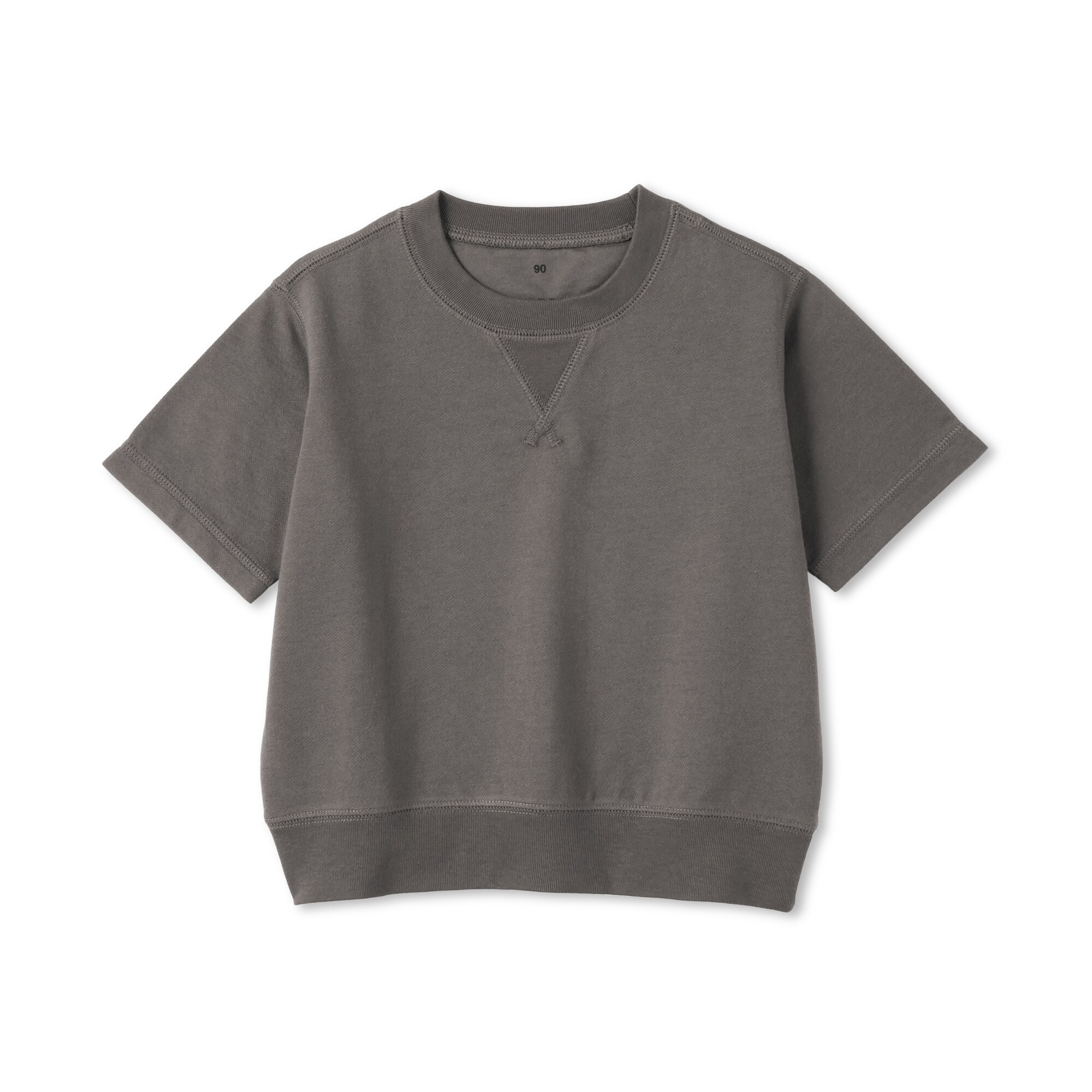 ベビー　あたまするっと　ライトスウェット五分袖Ｔシャツ