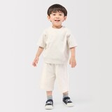 ベビー　あたまするっと　ライトスウェット五分袖Ｔシャツ