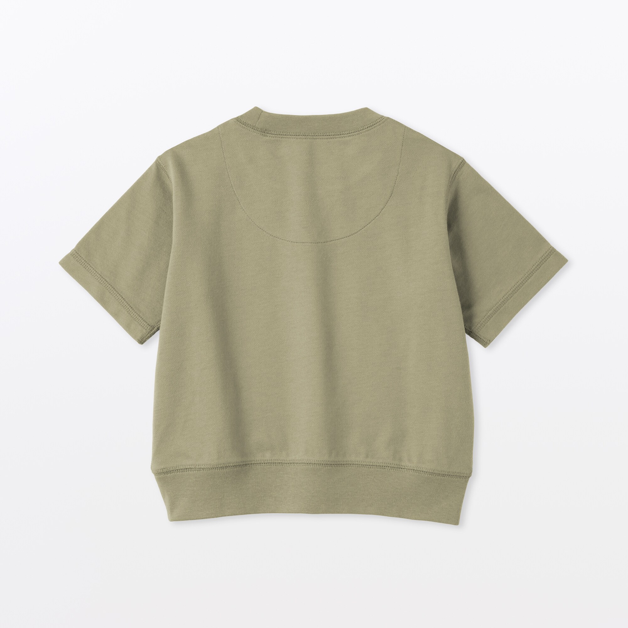 ベビー　あたまするっと　ライトスウェット五分袖Ｔシャツ