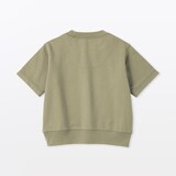 ベビー　あたまするっと　ライトスウェット五分袖Ｔシャツ