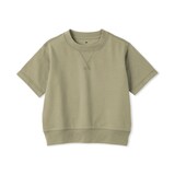 ベビー　あたまするっと　ライトスウェット五分袖Ｔシャツ