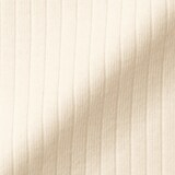 ベビー　脇に縫い目のないリブ編みカバーオール