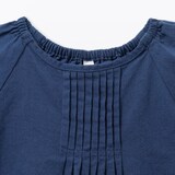 ベビー　あたまするっと　涼感ブロード半袖チュニック