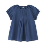 ベビー　あたまするっと　涼感ブロード半袖チュニック