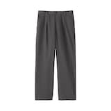紳士　木の実から作ったカポック混　ヘザーツイルワークパンツ