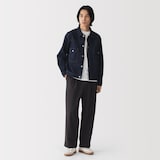 紳士　起毛ジャージー　イージータックパンツ
