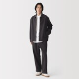 紳士　起毛ジャージー　イージータックパンツ