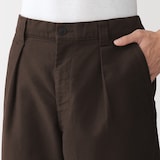 紳士　木の実から作ったカポック混　モールスキンワークパンツ