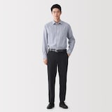 紳士　起毛ストレッチノータックパンツ