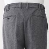 紳士　起毛ストレッチノータックパンツ