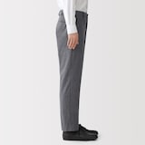 紳士　起毛ストレッチノータックパンツ