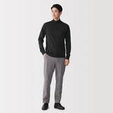 紳士　起毛ストレッチノータックパンツ