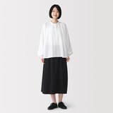 婦人　洗いざらしコットン　イージースカート