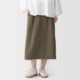 婦人　洗いざらしコットン　イージースカート