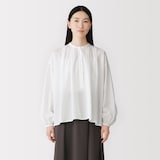 婦人　まっすぐ仕立てたブラウス（欧米用）