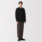紳士　昔ながらの製法で編み立てたスウェットパンツ