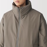 紳士　中わた防風スタンドカラーコート