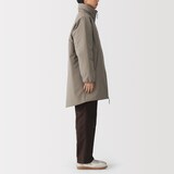 紳士　中わた防風スタンドカラーコート