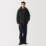 紳士　撥水ダウンフードジャケット