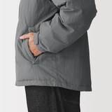 紳士　撥水ダウンフードジャケット
