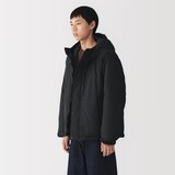 紳士　撥水ダウンフードジャケット