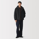 紳士　撥水ダウンフードジャケット