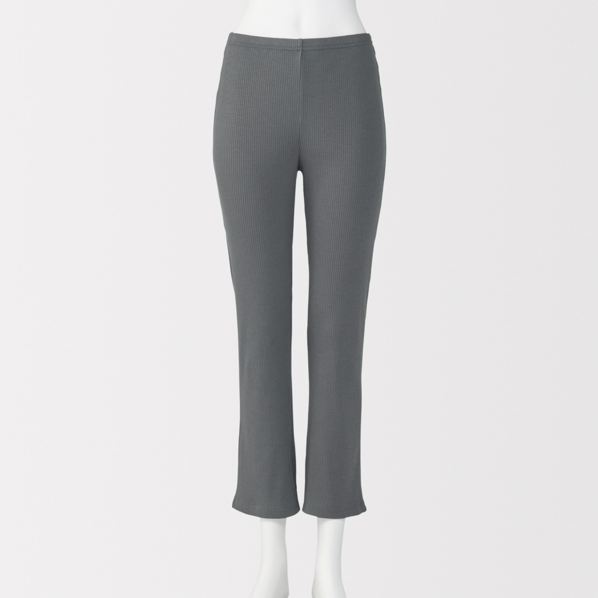 婦人　なめらかリブストレートレギンス（十分丈）