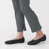 婦人　なめらかリブストレートレギンス（十分丈）