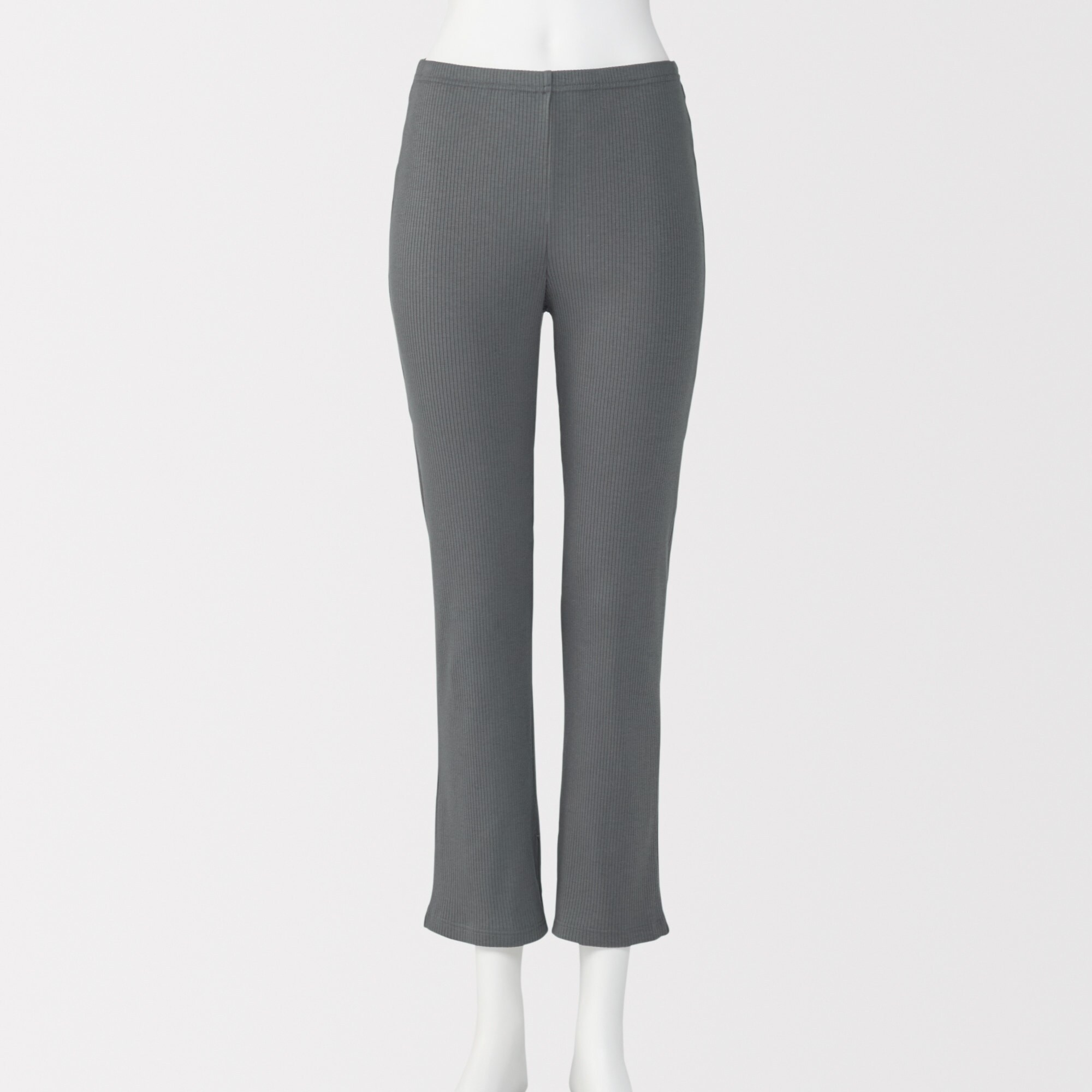 婦人　なめらかリブストレートレギンス（十分丈）