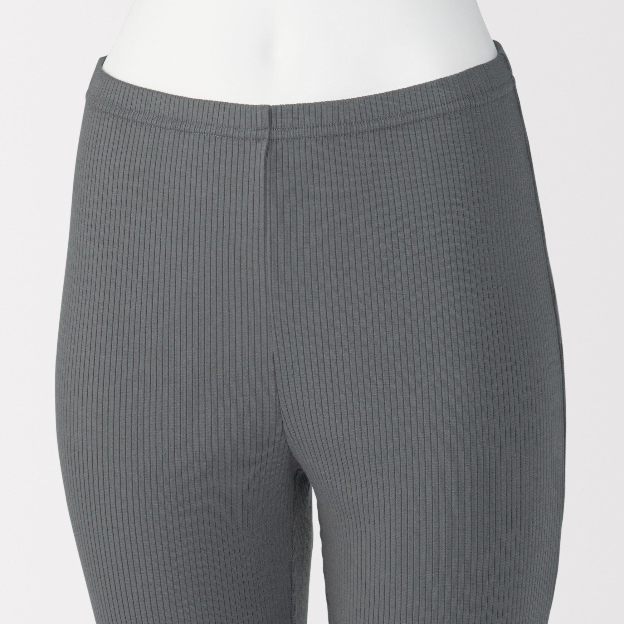 婦人　なめらかリブストレートレギンス（十分丈）