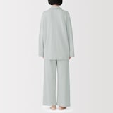 婦人　なめらか接結編み　長袖パジャマ