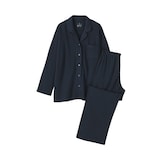 婦人　なめらか接結編み　長袖パジャマ