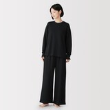 婦人　なめらか接結編み　長袖ルームウェアセット
