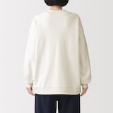 婦人　コットンブークレ　長袖カーディガン