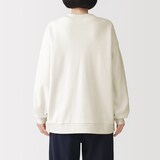 婦人　コットンブークレ　長袖カーディガン