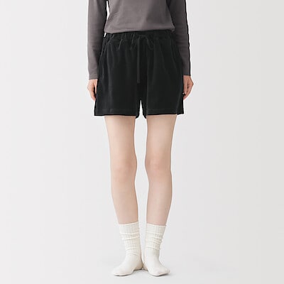 婦人　コットンベロア　ショートパンツ